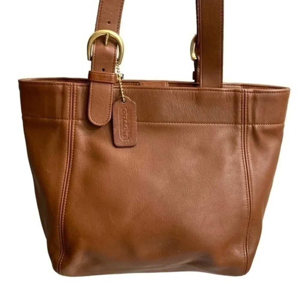 Coach vintage brown leather tote bag 4157 waverly soho